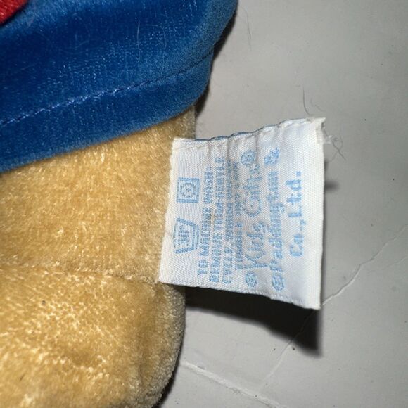 W Tags PADDINGTON PLUSH VTG 11” Bear Red Hat Blue Jacket Vintage Kids Gifts Toy - Picture 6 of 8